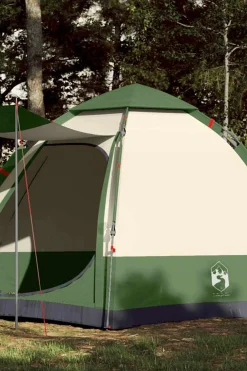 Vidaxl Tenda De Campismo Cabana Para 4 Pessoas Libertação Rápida 273 X 273 X 129 CM