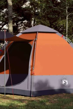 Vidaxl Tenda De Campismo Cabana Para 4 Pessoas Libertação Rápida 273 X 273 X 129 CM