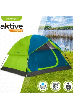 Aktive Tenda De Campismo Duplo Teto