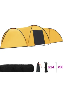 Vidaxl Tenda De Campismo Iglú 8 Personas