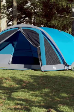 Vidaxl Tenda De Campismo Impermeável 6 Pessoas 368 X 397 X 154/160 CM