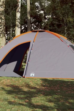 Vidaxl Tenda De Campismo Para 8 Pessoas Tecido Impermeável 487 X 305 X 182 CM