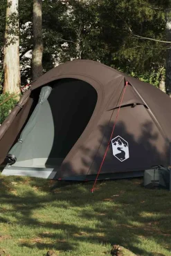 Vidaxl Tenda De Campismo Túnel P/ 2 Pessoas Opaca Impermeável 210x120x90 CM