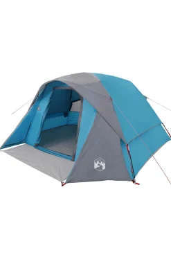 Vidaxl Tenda Familiar Estilo Cabana Para 6 Pessoas Impermeável 252/317x 346x195 CM
