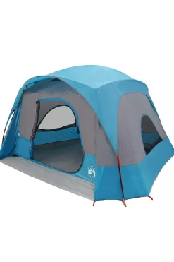 Vidaxl Tenda Familiar Estilo Cabana Para 6 Pessoas Impermeável 322/368x370x210 CM