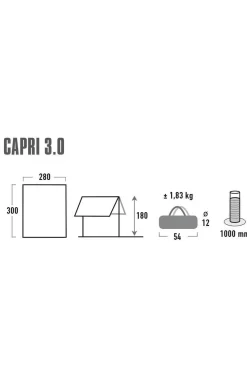 High Peak Toldo Tarp Capri 3.0