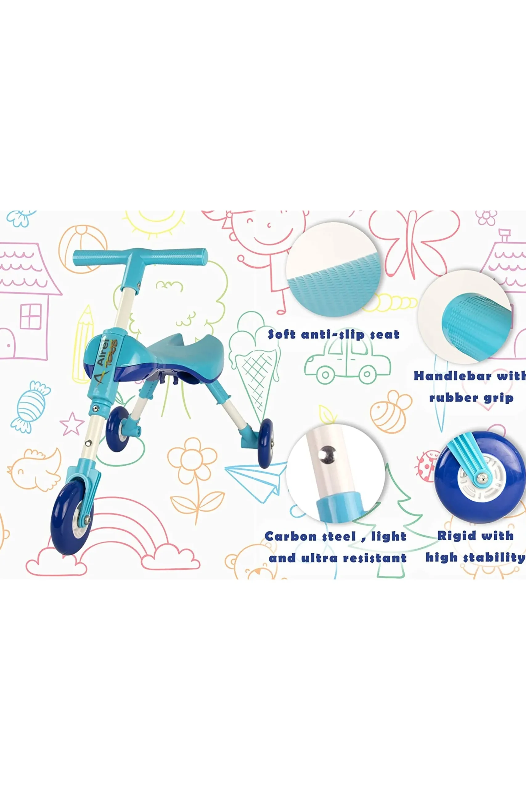 Airel Triciclo Sem Pedal