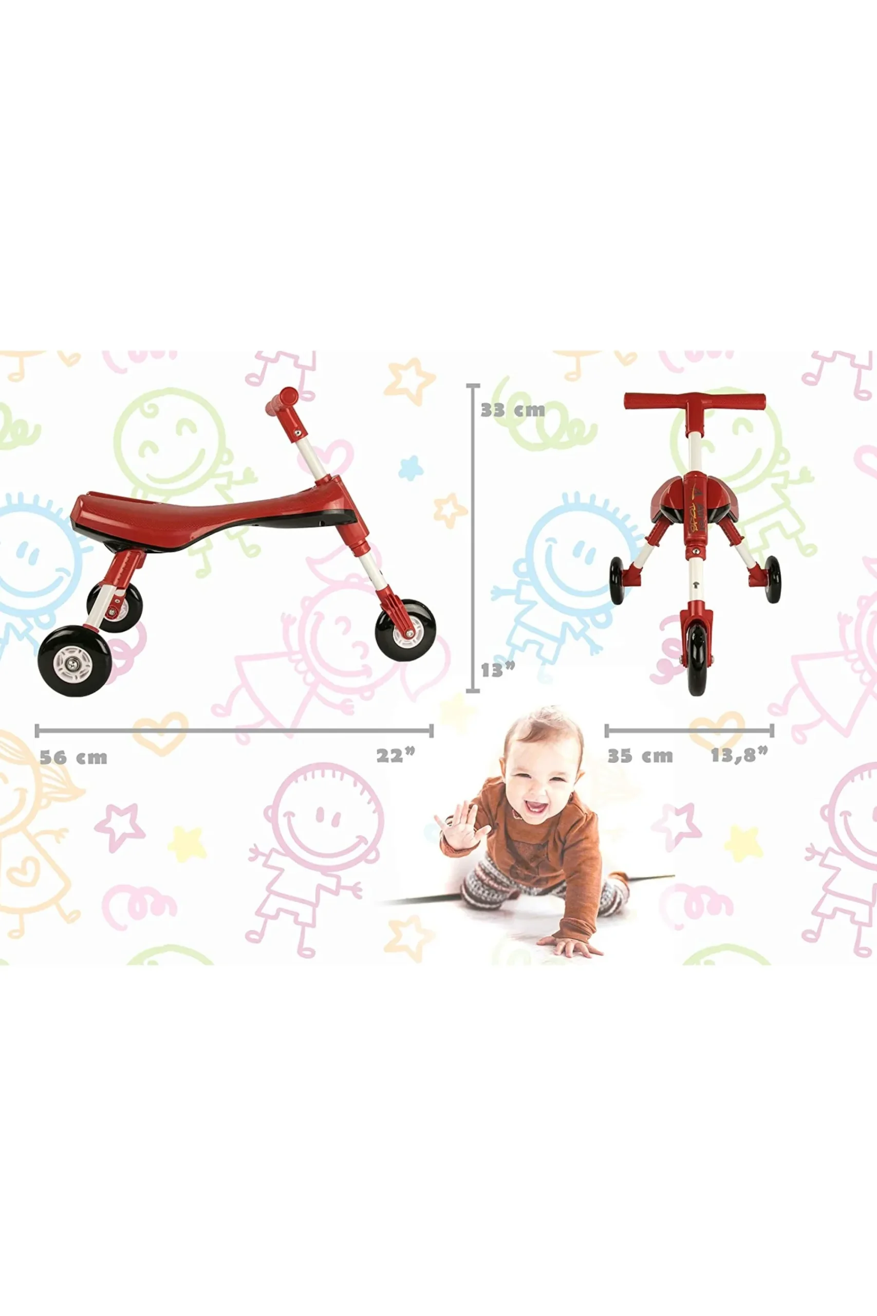 Airel Triciclo Sem Pedal