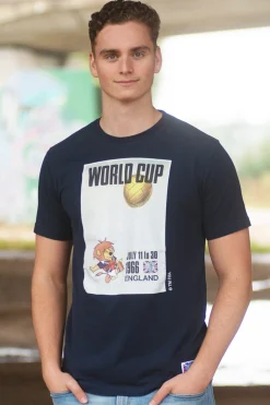 Copa T-shirt Poster Do Mundo Inglaterra 1966