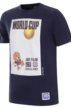 Copa T-shirt Poster Do Mundo Inglaterra 1966