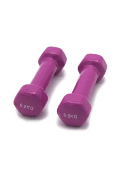 Ozio Fitness 2 Unidades De Mancuernas Hexagonais De Vinil De 0,5 Kg