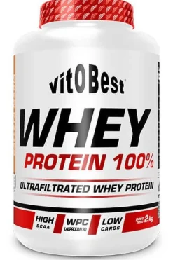 Vitobest Whey Protein 100% - 2kg Leite Merengue Da