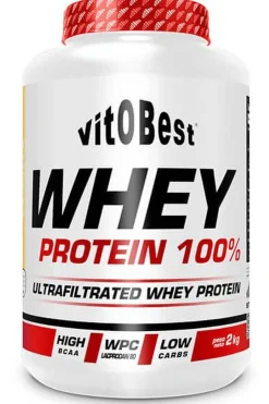Vitobest Whey Protein 100% - 2kg Leite Merengue Da